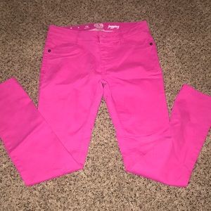 Jeggings, pink Sz 14